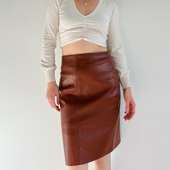 ESQUALO Dresses & Skirts - Vegan leather skirt